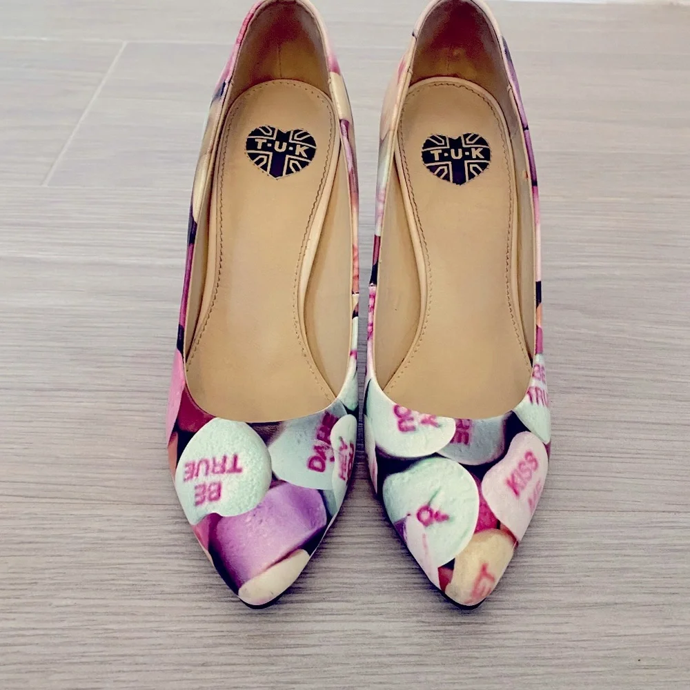 Valentine Conversation Candy Heels